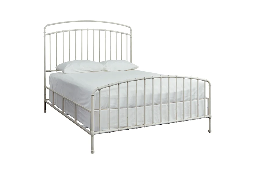 Miriam King Metal Bed by Bassett at Esprit Decor Home Furnishings